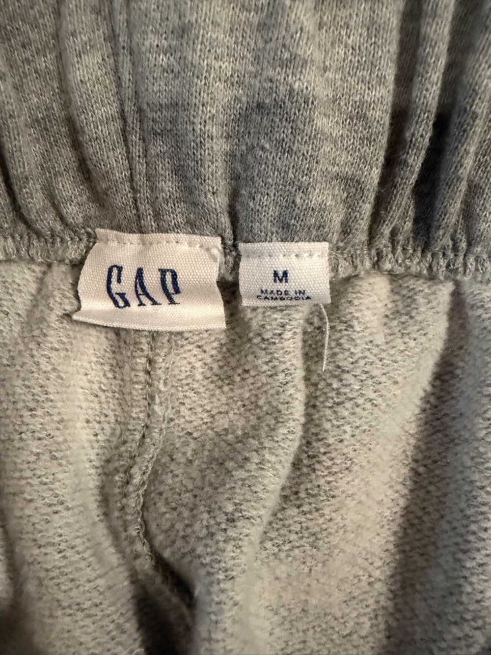 Gap joggers, size M. Gray, EUC - Picture 3 of 4